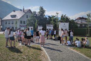 Osmošolci spoznavali osnove parnega pogona in zgodovine Južne železnice 1